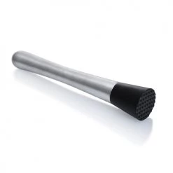 BarProducts.com BarConic® 8" Thick Stainless Steel W/ Plastic Tenderized Head Muddler