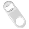 BarProducts.com Mini Bottle Opener / Bar Key - White Vinyl Rubber Grip