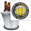 BarProducts.com Beer Bucket Coaster - Ice Cold Beer Served Here - 8.75" Diameter (Reuseable) BAR SUPPLIES