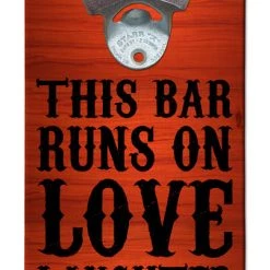 BarProducts Handcrafted Beer Wooden Bottle Opener With Magnetic Cap Catcher