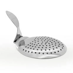 BarProducts.com BarConic® Julep Strainer With Curved Handle - Stainless Steel