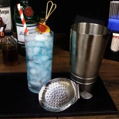 BarProducts.com BarConic® Julep Strainer With Curved Handle - Stainless Steel