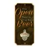 BarProducts Handcrafted Open Beer - Wall Mounted Wood Plaque Bottle Opener Woodshop Made In The USA