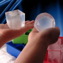 BarProducts.com King Cube Silicone Ice Tray - Black BAR SUPPLIES