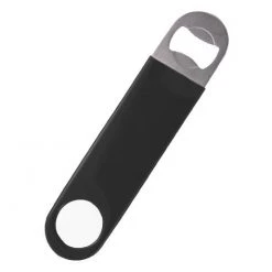 BarProducts.com Super Savers Speed Bottle Opener / Bar Key - Black Vinyl Rubber Grip