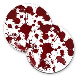 BarProducts.com Blood Splatter Foam Kolorcoat™ Coaster - 4 Inch Round BAR SUPPLIES