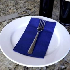 BarProducts.com BarConic® 15” X 17” 2-PLY Colored Paper Dinner Napkins – DARK BLUE – Pack Of 100