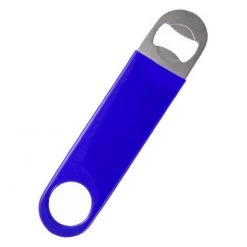 BarProducts.com Super Savers Speed Bottle Opener / Bar Key - Blue Vinyl Rubber Grip