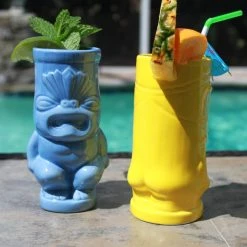 BarProducts.com BarConic® 12 Oz Tiki Drinkware – Yellow