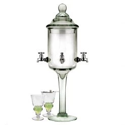 BarProducts.com Absinthe Fountain - Glass 4 Spout Master Mixology