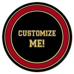 BarProducts.com BAR SUPPLIES CUSTOMIZABLE - Beer Bucket Coasters - Sports Teams (Several Team Color Options)