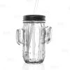 BarProducts.com BAR SUPPLIES BarConic® Cactus Mason Jar Glass - W/ Lid