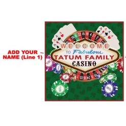 BarProducts.com Customizable Fabulous Casino Dart Board Cabinet