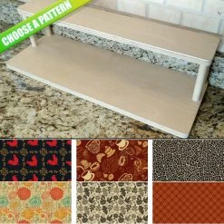 BarProducts Handcrafted Woodshop Made In The USA CHOOSE YOUR PATTERN - Counter Caddies™ - 24 INCH STRAIGHT UNIT