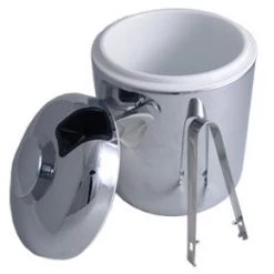 BarProducts.com BAR SUPPLIES Chrome Ice Bucket With Tongs