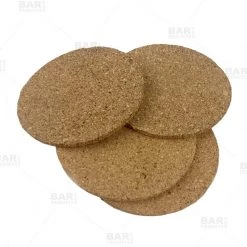 BarProducts.com BAR SUPPLIES Cork Coasters - 4 Inch