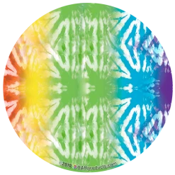 BarProducts.com Kolorcoat™ Round Foam Coasters (4 Pack) - Tie Dye Zebra