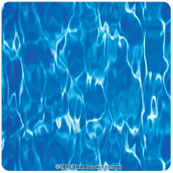 BarProducts.com Kolorcoat™ Square Foam Coasters (4 Pack) - Water