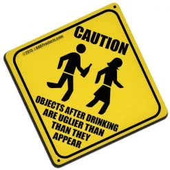 BarProducts.com Street Signs Foam Kolorcoat™ Coaster - 3.5 Inch Square