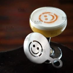 BarProducts.com KITCHEN, DINING & SERVICE BarConic® Stainless Steel Cocktail Stencils - 4 Pack