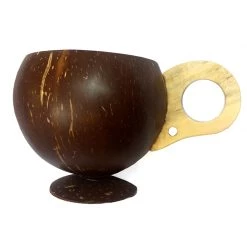 BarProducts.com Tiki Mugs & Accessories BarConic® Real Coconut Cup With Handle - 14oz.