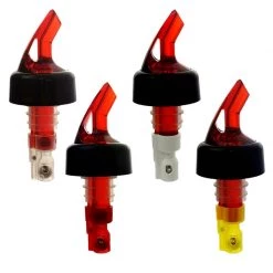 Bar Products Collared Liquor Pourers - Precision 3 Ball Measures BAR SUPPLIES