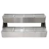 BarProducts.com BarConic® Stainless Steel Double Decker Condiment Holder Bar Caddies