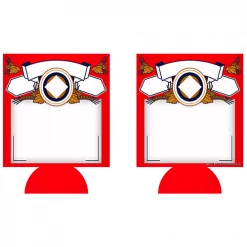 BarProducts.com Custom Coasters / Coolers Kolorcoat™ Can Cooler (2 Pack) - American Beer Label