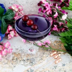 BarProducts.com Copper Plated Tiki Cocktail Picks - 4 Pack