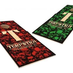 BarProducts.com HOME BAR & GIFTS CUSTOMIZABLE Cornhole Game Boards - SKULLS - Color Options - 22" X 44"