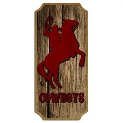 BarProducts Handcrafted Cowboys Wood Plaque Kolorcoat™ Sign