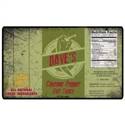 BarProducts.com ADD YOUR NAME - Grunge Style Custom Hot Sauce