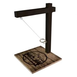 BarProducts.com Customizable Tabletop Ring Toss Game - Rustic Outdoors
