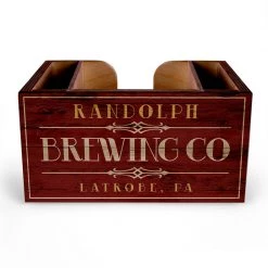 Bar Products BAR SUPPLIES Customizable Wooden Bar Caddy - Brewing Company