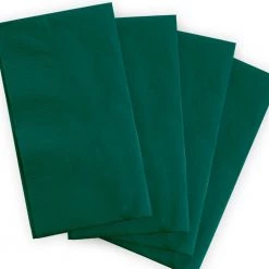BarProducts.com BarConic® 15” X 17” 2-PLY Colored Paper Dinner Napkins – Dark Green – Pack Of 100