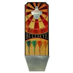 BarProducts Handcrafted Darts – Wall Mounted Wood Plaque Bottle Opener And Cap Catcher Woodshop Made In The USA