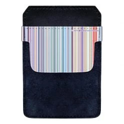 BarProducts.com Bottle Opener Accessories DekoPokit™ Leather Bottle Opener Pocket Protector W/ Designer Flap - Pastel Stripes