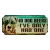 BarProducts Handcrafted Wood Plaque Kolorcoat™ Bar Sign - In Dog Beers Woodshop Made In The USA