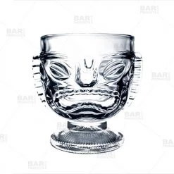 BarProducts.com BAR SUPPLIES BarConic® 16 Oz Double Sided Happy / Sad Tiki Glass