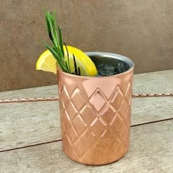 BarProducts.com BAR SUPPLIES BarConic® Tumbler - Double Wall - Copper Plated - 10 Ounce
