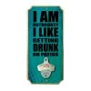 BarProducts Handcrafted Woodshop Made In The USA Drunk On Patios - Wood Plaque Wall Mounted Bottle Opener