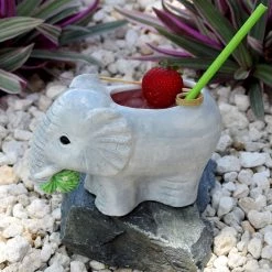 BarProducts.com SPECIAL COLLECTIONS BarConic® Tiki Drinkware - Elephant - 15 Oz.