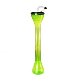 BarProducts.com BAR SUPPLIES BarConic® Drinkware - Party Yard Cup - 24oz - Green With Lid & Straw