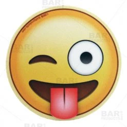 BarProducts.com Emoji Round Foam Coasters - 4 Inch Diameter BAR SUPPLIES 5 BarProducts.com Emoji Round Foam Coasters - 4 Inch Diameter BAR SUPPLIES