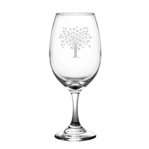 engraved-wine-glass-tree-design-1_2.jpg BarProducts.com BAR SUPPLIES Engraved BarConic® Glassware – 20oz. Wine Glass, 16oz. Mason Jar Mug