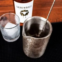 BarProducts.com SPECIAL COLLECTIONS BarConic® Etched Double Wall Mixing Glass - 18 Ounce