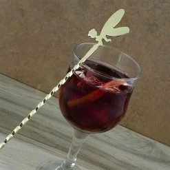 BarProducts.com BarConic® Bar Spoon - Gold Plated Cocktail Fairy - 30cm Master Mixology