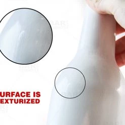 BarProducts.com Blank 750ml White Bottle (Textured) - Irregular