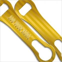 BarProducts.com ADD YOUR NAME V-ROD® Bottle Opener – Foil Wrap – Several Color Options BAR TOOLS