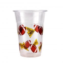 BarProducts.com Soft Plastic Cups - Football 20 Ct. - 16 Ounce SPECIAL COLLECTIONS